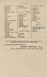 Annonse for salg av Candle i Lloyds, 1796, 1928
