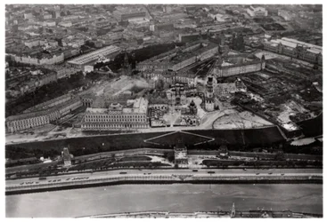 Luftfoto av Kreml, Moskva, USSR, fra en Zeppelin, 1930 1933