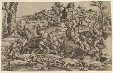 Agamemnon drepte Odios, ca. 1545.