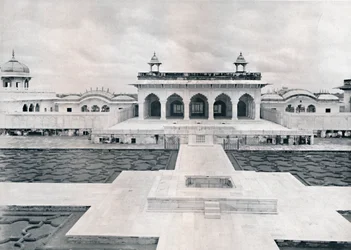 Agra. Khas Mahal og Zenana, c1910.