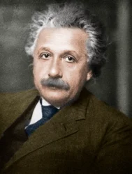 Albert Einstein , tysk-sveitsisk-amerikansk matematiker og fysiker.