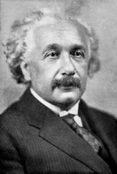 Albert Einstein , tysk-sveitsisk matematiker og teoretisk fysiker, c1930-tallet