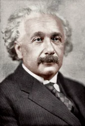 Albert Einstein , tysk-sveitsisk matematiker og teoretisk fysiker, c1930-tallet