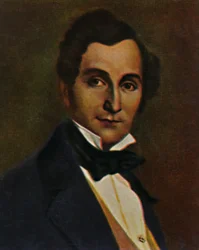 Albert Lortzing 1801-1851. - Maleri av Souchay, 1934.