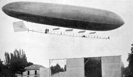 Alberto Santos-Dumont flyr luftskip nummer 10, 1903