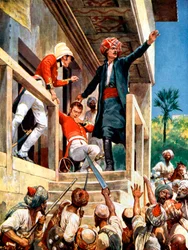 Alexander Burnes, skotsk diplomat myrdet av afghanere under den første anglo-afghanske krigen, 1841