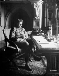 Alexander Kerensky, statsminister for den russiske provisoriske regjeringen, Russland, 1917.