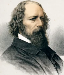 Alfred Tennyson, 1st Baron Tennyson, engelsk poet, c1880