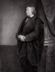 Alfred de Vigny , fransk poet, dramatiker og romanforfatter, 1862