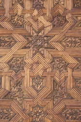 Alhambra - Dør i Nasrid Palaces Granat Espagne