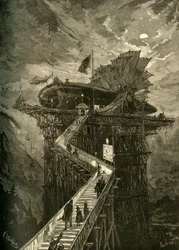 Alle ombord for månen!, 1881.