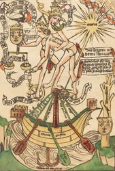 Allegori om møtet mellom pave Paul II og keiser Frederick III, ca. 1470.