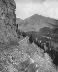 Alpine Pass, Colorado, USA, c1900.