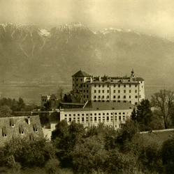 Ambras slott, Innsbruck, Tyrol, Østerrike, c1935.