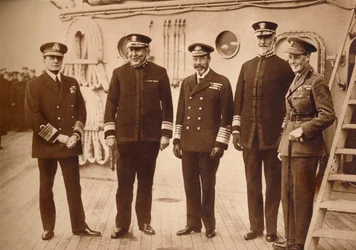 Amerikanske admiraler flyter med kongen, 1918 1935