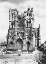 Amiens-katedralen, Picardie, Frankrike, 1918