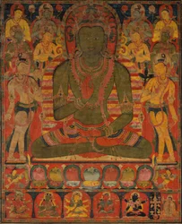 Amoghasiddhi, Buddhaen i det nordlige rene landet, ca. 1200-50.