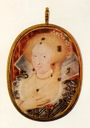 Anne av Danmark, c1612, 1947.
