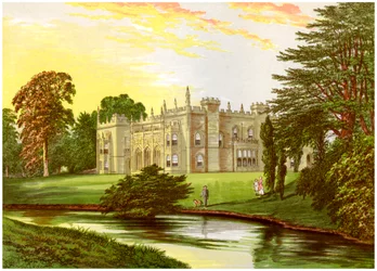 Arbury Hall, Warwickshire, hjemmet til Newdegate-familien, c1880