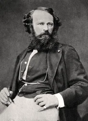 Arsene Houssaye , fransk romanforfatter og poet, 1861