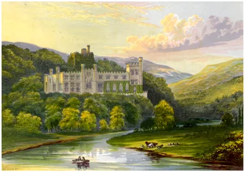 Arundel Castle, Sussex, hjemmet til hertugen av Norfolk, c1880