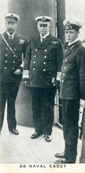 Som sjøkadett, 1912 1937