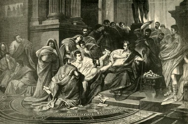 Drapet på Julius Cæsar, 1890.