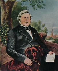 August Borsig 1804-1854. - Maleri av Kruger, 1934.