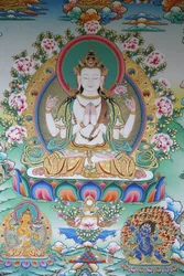 Avalokiteshvara, Buddha of Compassion, Kathmandu, Nepal