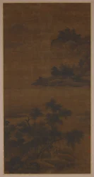 Venter på fergen, Ming-dynastiet, 1500-tallet.