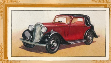 B.S.A. 10 Coupé med fast hode, c1936