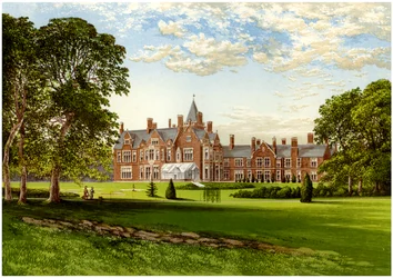 Bagshot Park, Surrey, hjemmet til hertugen av Connaught, c1880.