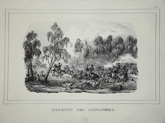 Kamp mellom russiske tropper og fransk kavaleri nær Ostrovno 25.–26. juli 1812