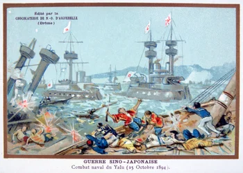 Slaget ved Yalu-elven, kinesisk-japansk krig, 25. oktober 1894
