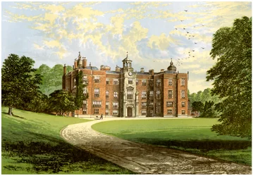 Beaudesert, Staffordshire, hjemmet til Marquis of Anglesey, c1880