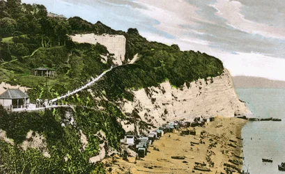Beer Beach, Devon, tidlig på 1900-tallet