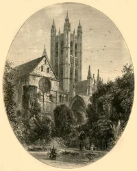 Bell Harry Tower, Canterbury Cathedral, 1890.