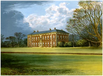 Beningbrough Hall, Yorkshire, hjemmet til Dawnay-familien, c1880