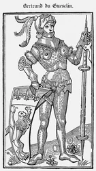 Bertrand du Guesclin fra The Book of Deeds of Sir Bertrand du Guesclin, 1487