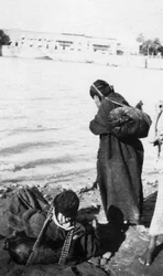 Bhistis eller vannbærere, Basra, Irak, 1917-1919