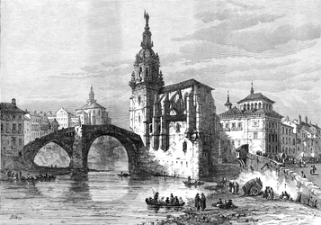 Bilbao, Spania, april 1874