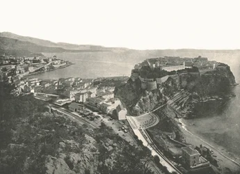 Fugleperspektiv, Monte Carlo, Monaco, 1895.