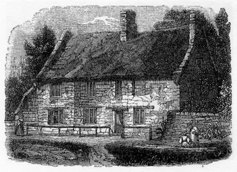 Fødested til pastor James Hervey, Hardingston, nær Northampton, 1840