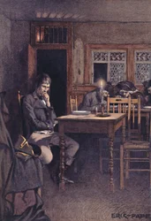 Bonaparte i 1792 som en Frequenter av en Six-Sous Restaurant i Paris, 1896