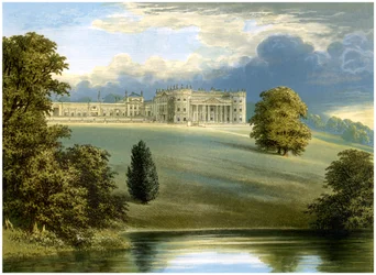 Bowood Park, Wiltshire, hjemmet til Marquess of Lansdowne, c1880