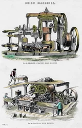 Mursteinsmaskiner, 1800-tallet