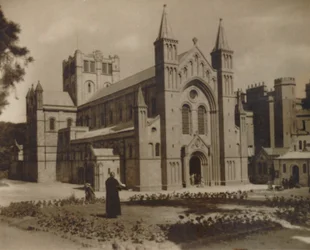 Buckfast Abbey Church, N.W, sent på 1800- og begynnelsen av 1900-tallet