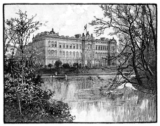 Buckingham Palace fra St James