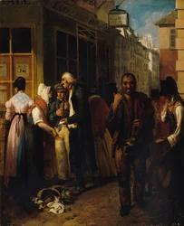 Kongelig lotterikontor under restaureringen, 1820.