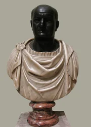 Byste av Vespasian, 1. H. 1. århundre. AD